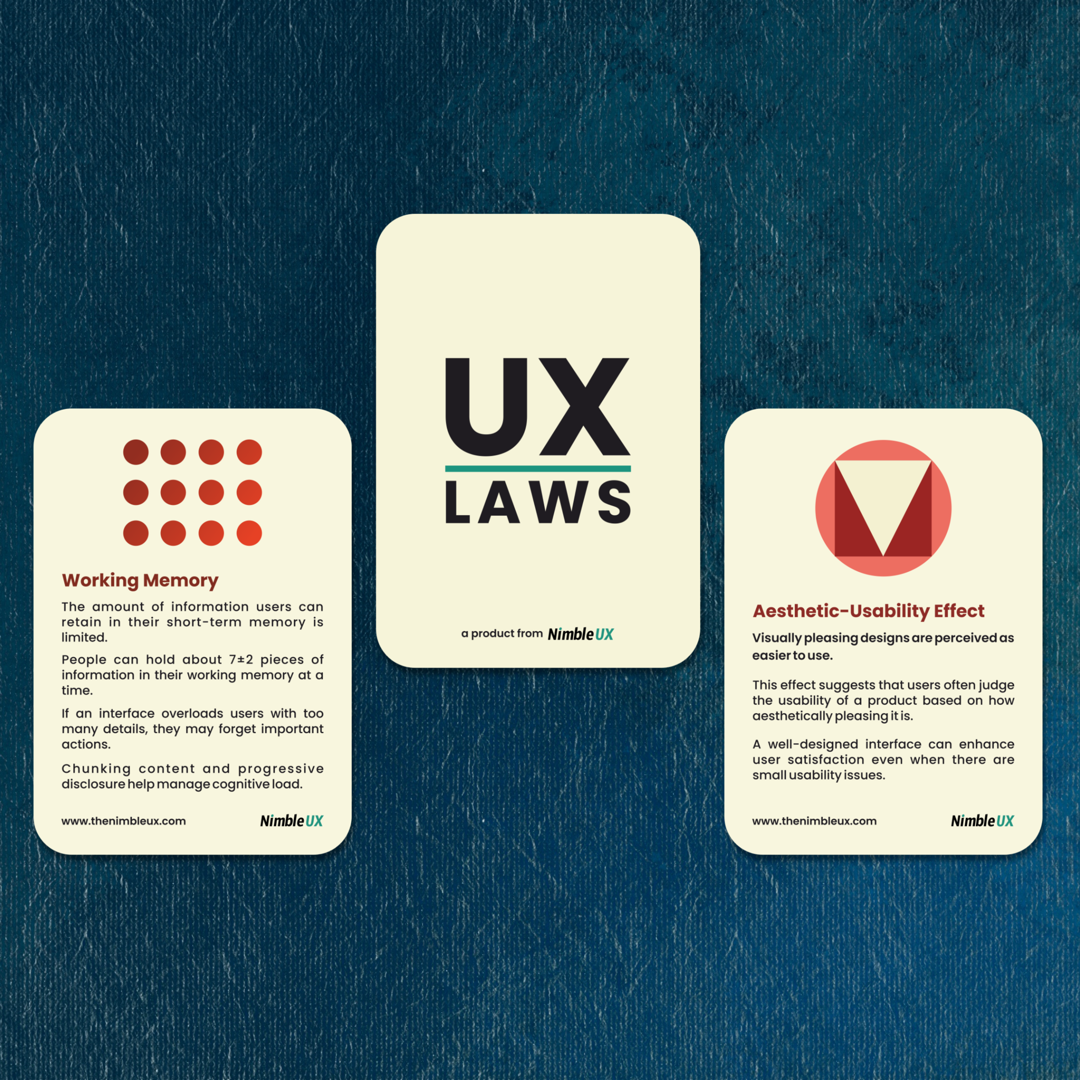 UX Laws Card Deck (Light)